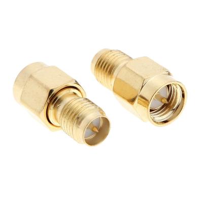 China RF SMA Male to RP Female Coaxial RF Connector SMA Coax Adapter for sale