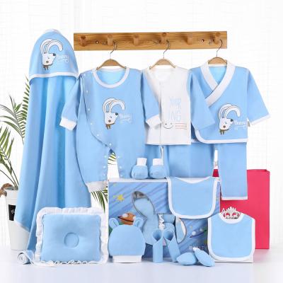 China Cotton velet baby gift box set newborn full moon baby clothes newborn baby supplies gift spring and summer for sale