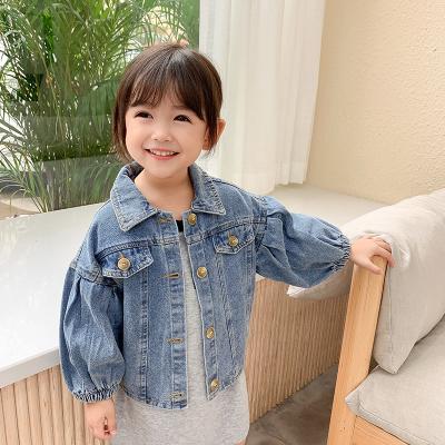 China Anti-wrinkle children's wear 2020 autumn children's denim coat boys and girls western style and babies' jeans for sale