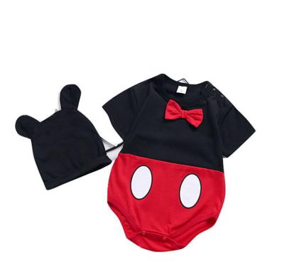 China Breathable Eco-Friendly Baby Boy Girls Clothes Summer Little Brother Bodysuit Tops Newborn Baby Set for sale