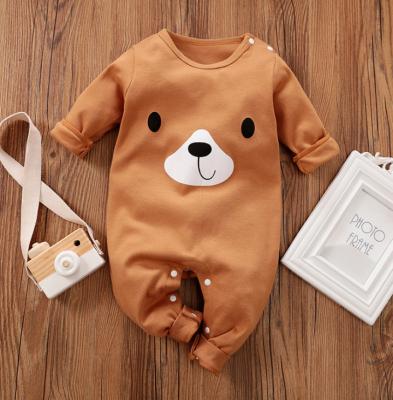 China Warm& Breathable Baby Boys Romper Oganic Cotton Newborn Baby Clothes Onesie Toddler Warm Jumpsuit for sale