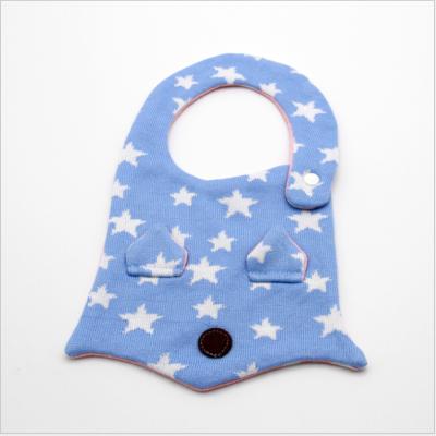 China Baby Antibacterial Japanese Cotton Series Towel Baby Cartoon Drool Double Sided Bibs for sale