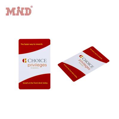 China 13.56Mhz 1K/4K Access Control Waterproof/Waterproof PVC RFID Hotel Customized Key Card for sale