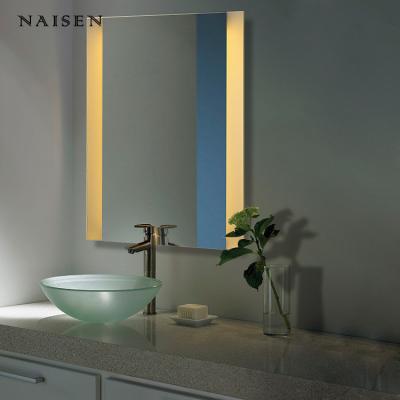 China Modern Bathroom Vanity Led Screen Light Smart Mirror Bathroom Makeup Mirror LED Glass Hotel Dimming Mirror Light for sale