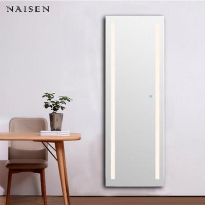 China Contemporary high quality full length mirror with led lights led mirror led light dressing mirror for hotel bathroom for sale