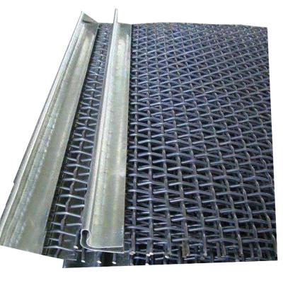 China Ore Wire Vibrating Screen 65mn Binzhou Woven Vibrating Screen Mesh Resisting Crusher Vibrating Screen Mesh for sale