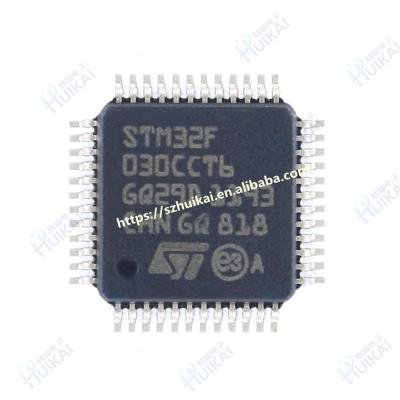 China New original STM32F030CCT6TR standard MCU 32 bit microcontroller STM32F030 STM32F030CC STM32F030CCT6 for sale