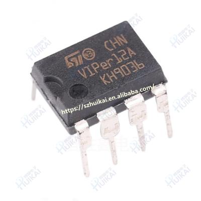 China Original supply viper12a IC power management chip DIP8 VIPER12 standard hot change new electronic components VIPER12ADIP-E for sale