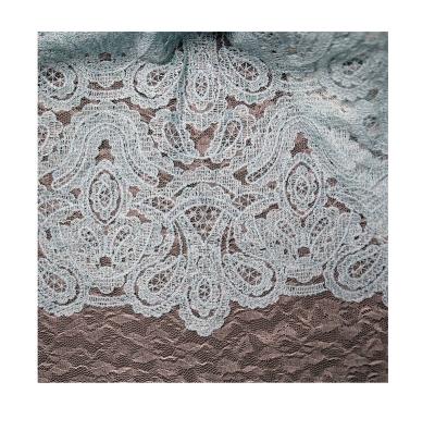 China Viable Wholesale Luxury French Polyester Embroidery Lace Fabric From China for sale