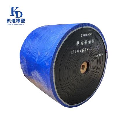 China Hot Sale Mining Rubber Belt Conveyor NN 150 Nylon Rubber Conveyor Belt For Coal Mining for sale