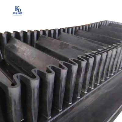 China Conveying Materials Sidewall Rubber Conveyor Belt for sale