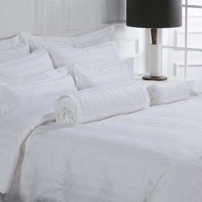 China Air Permeable White Cotton Bed Sheet 100% Hotel Bedding Set 5 Star Bedding Set Luxury en venta