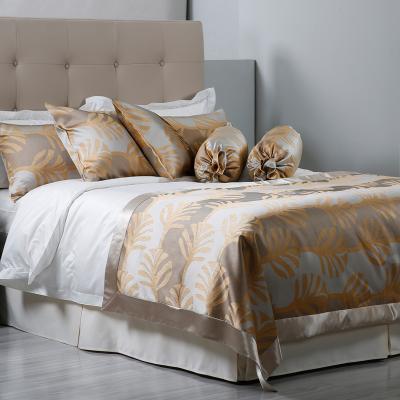 Cina Jacquard Luxury Hotel Sheet Egyptian Cotton Bedspread New Design Bedspread in vendita