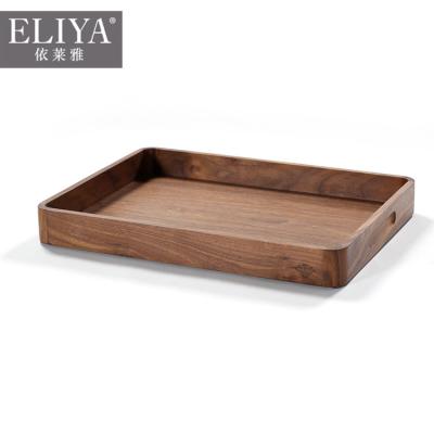 China Wholesale Custom Eco-Friendly ELIYA 5 Star Hotel Guest Room Wooden Serving Amenity Tray Set for sale