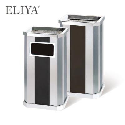 China Sustainable Luxury Room Rubbish Bin Stainless Steel Hotel Lobby Trash Can for sale