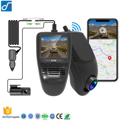 China 2022 Hot Sale 2K WIFI Waterproof Car Dashcam Dual Camera 1440P GPS Car Dvr With Night Vision 170 Degree Car Black Box for sale