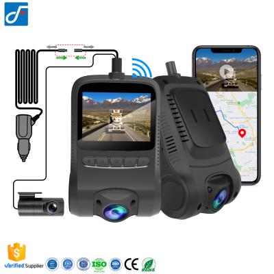 China Full HD 2K Car Dash Camera Waterproof Car Black Box For Night Vision Car DVR Camera Dual Lens Dashcam With WIFI GPS Function Dash Cam for sale