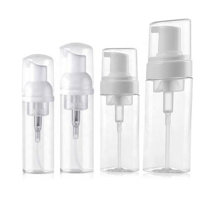 China Cosmetic Foam Soap Pakage Bottle 30ml 50ml 60ml 100ml PET Hand Sanitizer Dispenser Pump Bottle White Clear Foaming Bottle Foaming Bottle 150ml 200ml for sale