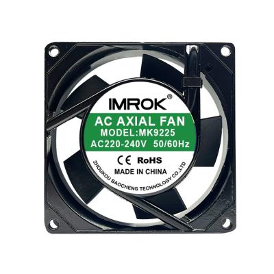 China Hotels IMROK 9225 axial 92mm ac 110V 92x92x25mm Fan blower Ball Bearing pc cooling fan 2800RPM for sale