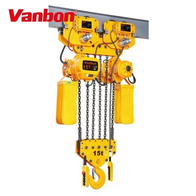 China Vanbon High Quality And Durable 15t Electric Chain Hoist for sale