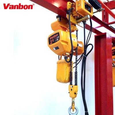 China High Quality Monorail Chain Hoist Electric Chain Hoists 2ton From Direct Factory for sale