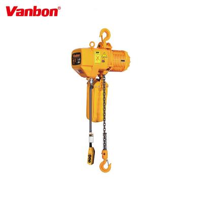 China Vanbon Electric Chain Hoist 1ton Columbia Type Winch Hoist for sale