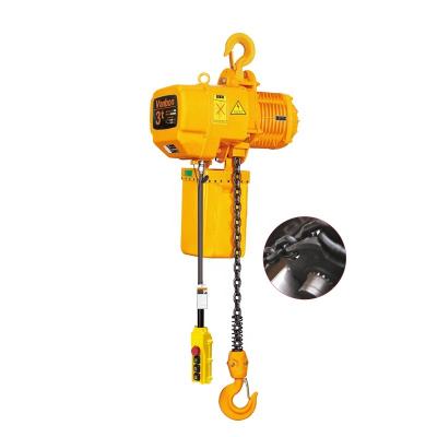 China Vanbon 3 Ton 5 Ton Hook Suspension Hoist Electric Chain Hoist  With Remote Control for sale