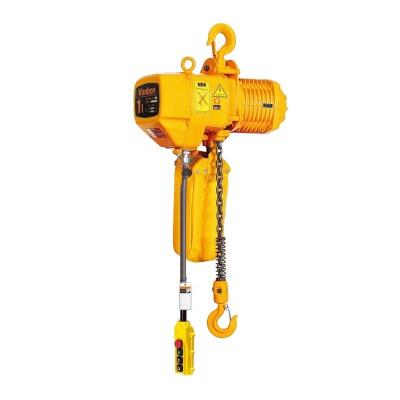 China Vanbon Good Price 1 Ton Electric Chain Hoist With Hook Block for sale