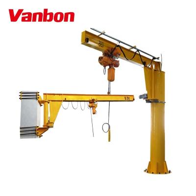 China Vanbon Good Price Arm Jib Cranes 500 Kg 5 Meter Radius For Sale for sale