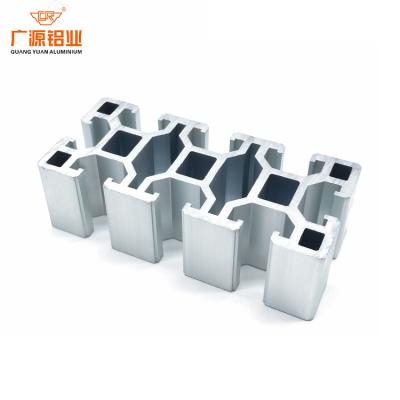 China Industry System Industrial Silver Slot Framing Aluminum Profile 6063 T5 T For Worktable for sale