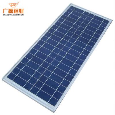 China In Solar Photovoltaic Panels Solar Module Customized Aluminum Solar Rail Profile / Solar Panel Aluminum Frame for sale