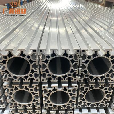 China Industry system framing system standard 40x40 80X40 v slot t slotted frame anodized aluminum extrusion profile for frame for sale