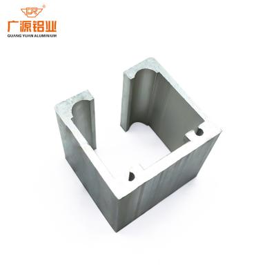 China Glass Wall Factory Supply Electrophoresis Aluminum U Profile Clip Glass Railing for sale