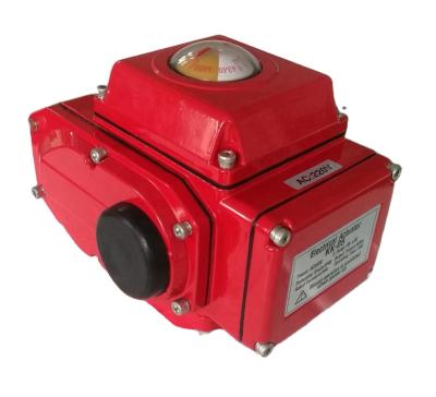 China Connect Pipes FACTORY RED COLOR SMART ON-OFF TYPE ROTARY ELECTRIC ACTUATOR DIRECTLY for sale