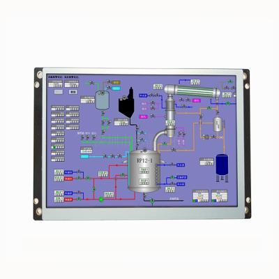 China pixel 1024x600 7 inch tft lcd display module support rs232 rs485 TTL usb port with resistive touch screen (CJS07012TTDCT12) 185*105mm for sale