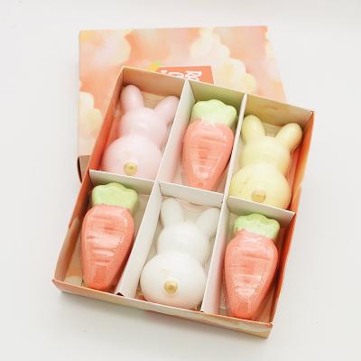 China Hotel Spa Home Spa Suspended Kids Bombs Bath Tub Bath Aroma Salt Explosive Custom Carrot Shape Essential Oil Bath Bomb for sale