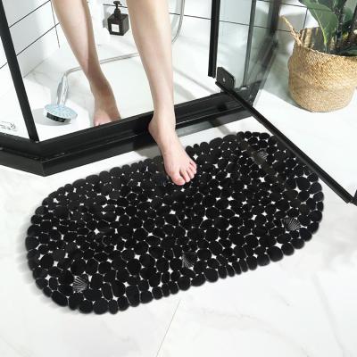 China Non-slip Shower Mat With Suction Cups Bath Mat For Tub PVC Bathlux Amazon Hot Selling Viable Bathroom Products for sale