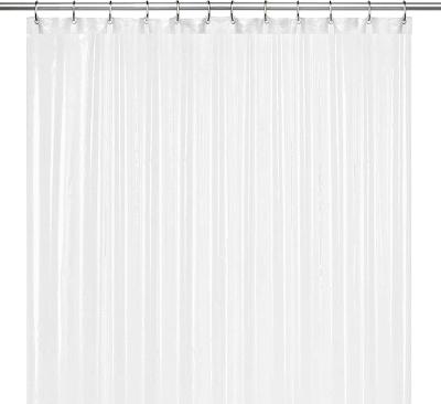 China Durable Heavy Duty Non-Toxic 8 Gauge PEVA Shower Curtain Frosted Liner for sale