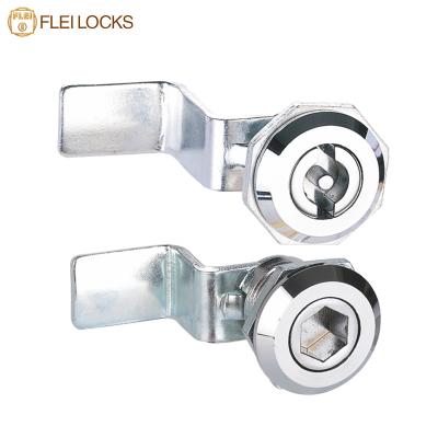 China Electrical Cabinets Cam Latch Core six corners Locks for sale