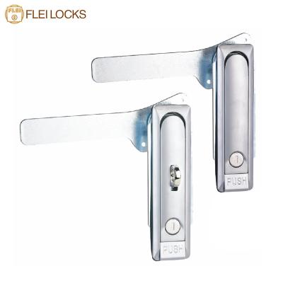 China Network Cabinet Swing Handle Lock Plane Type With Spraying Surface Treatment for sale