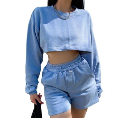 China QUICK DRY high end sweatshirt pullover hoodie women loose hoodie set sweatshirts wholesale for sale