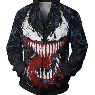 China New design men's QUICK DRY oversized zipper anime basics hoodie awe of god hoodie for sale