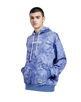 China QUICK DRY Warm Dye Tie Dye Hot Sale 85% Cotton Tie Dye Hoodie 85% Cotton Hoodie for sale