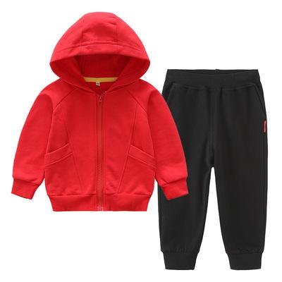 China Newest Casual Kids Long Sleeve Hoodie Toddler Pants Wholesale Kids Sweater Kids Clothing Sets for sale