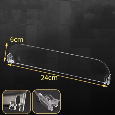 China Supermaerket Adjustable Deli Display Dividers Supermarket Plastics Shelf Dividers for sale