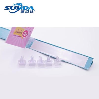 China Factory Wholesale Multi Application Styles Shelf Label Data Holder Tape 30Mm Retail Clear Plastic Adhesive Data Tape Customization for sale