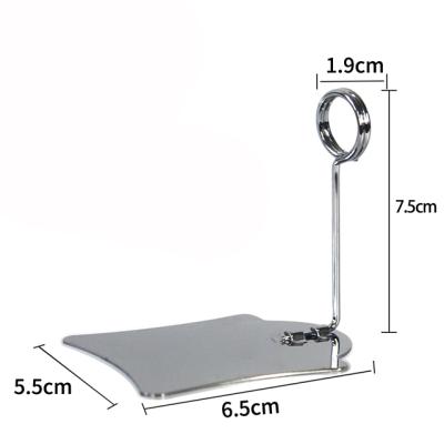 China Brackets Clip Stainless Steel Clip Price Tag Display Sign Poster Holder Tag Holder Price Clip for sale