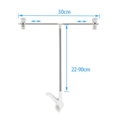 China Super Square Mall Supermarket ABS Aluminum Base Pole Poster Rack Display Stand for sale