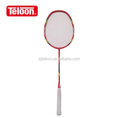 China Brand new amateur player OEM red wolf teloon red badminton racket for sale