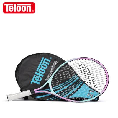 China For Kids 5-7 Years Old 21 Inch Kids Tennis Racket OEM Brand Teloon Carbon Aluminum Alloy for sale